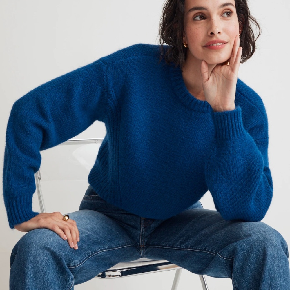 NWT Madewell Wool-Blend Wedge Sweater